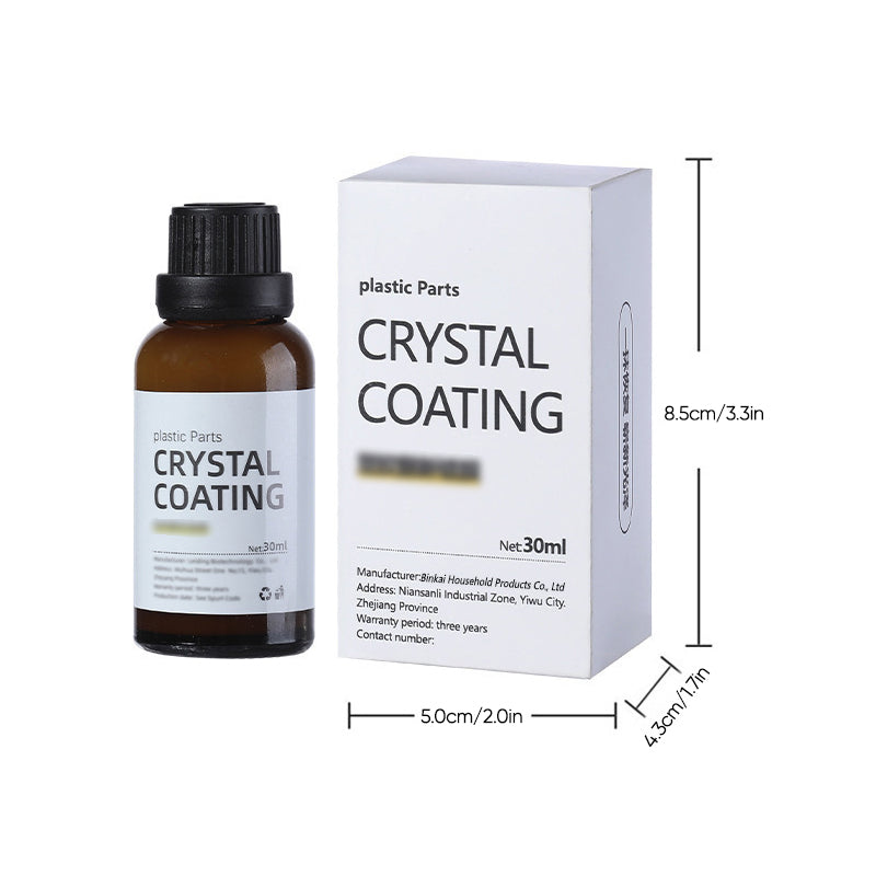 Coating agent for automotive plastics