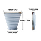 Portable Silicone Cups for Travel