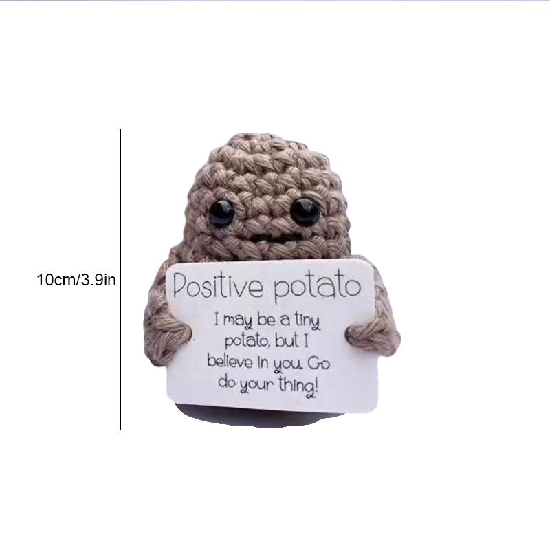 Funny Gift Knit Positive Potato