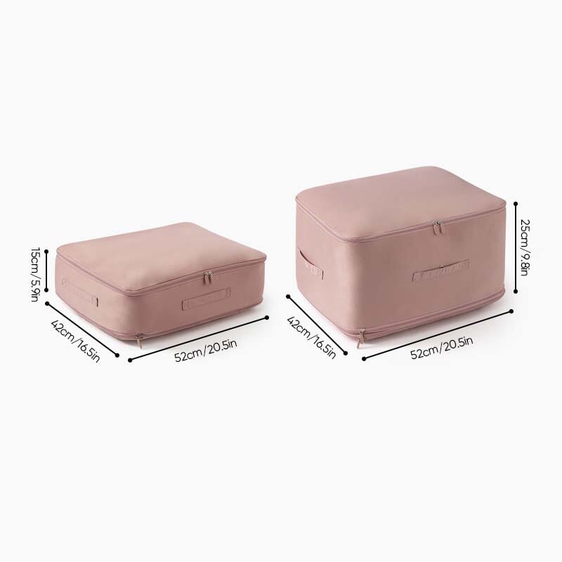 Extremely space-saving, self-compression Organizer