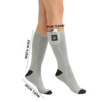 Heated socks with adjustable temperature