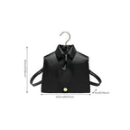 Women's Plain Color Shirt Design Crossbody Bag