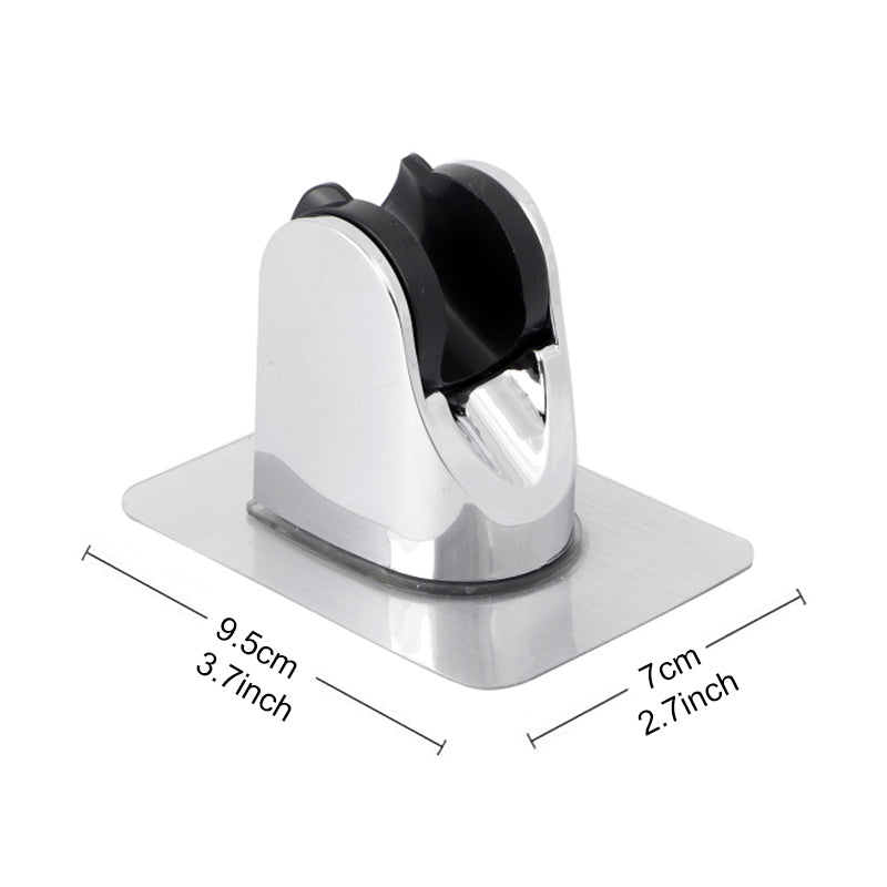 Self-adhesive shower head holder