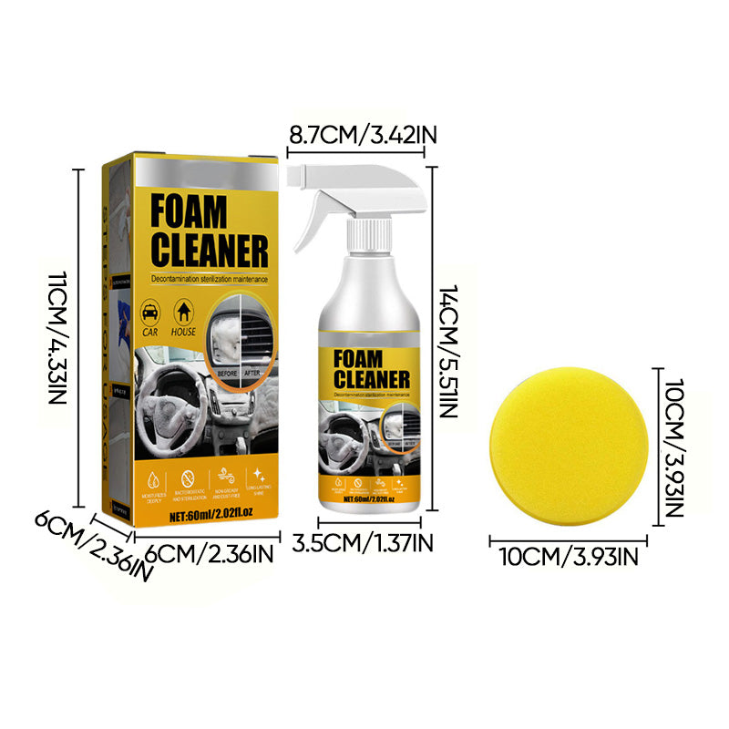 Multi-purpose foam cleaner