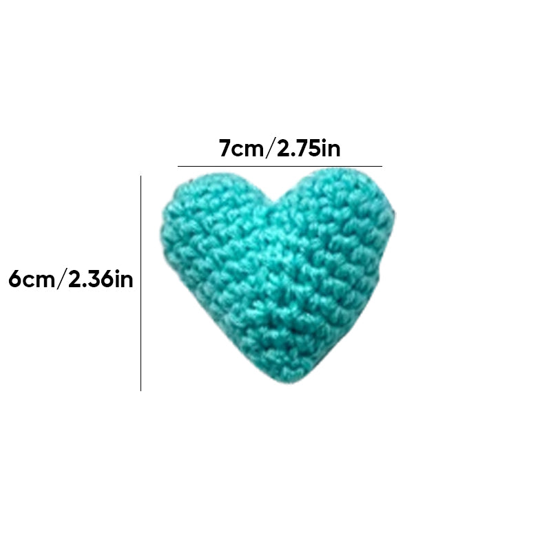 Crocheted Heart Bag Hug