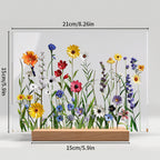 Painted Colorful Flower Pattern Decor