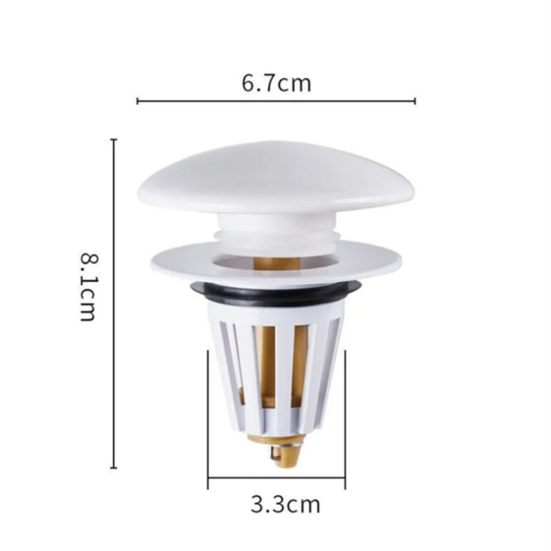 Ceramic Sink Pop-Up Bounce Drain