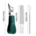 Three Sets Of Eagle Beak Beveled Nail Clippers