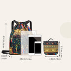 Drawstring, large capacity, dry-wet separation, travel sports backpack