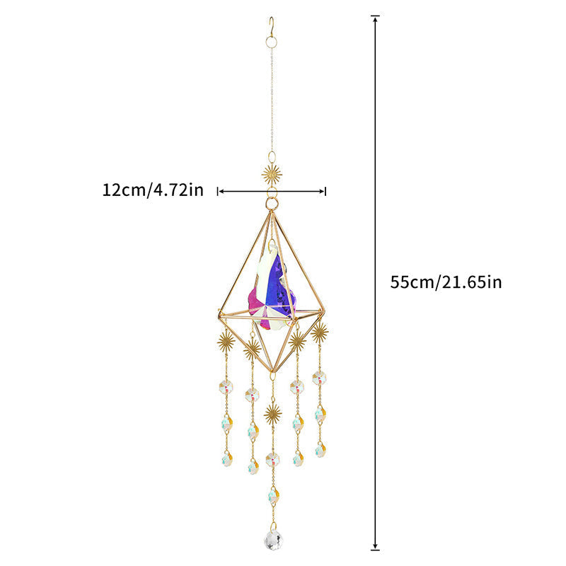 Geometric prism sun catcher