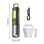 Multifunctional outdoor flashlight for adventures