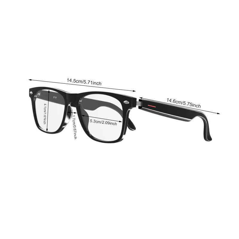 Wireless Headphones Anti-Blue Light Glasses