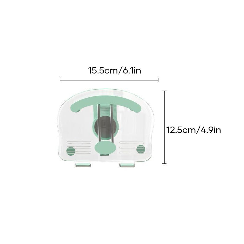 Folding transparent acrylic tablet stand