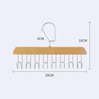 Non-slip wardrobe with multiple hooks