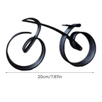 Bicycle jewelry made of metal