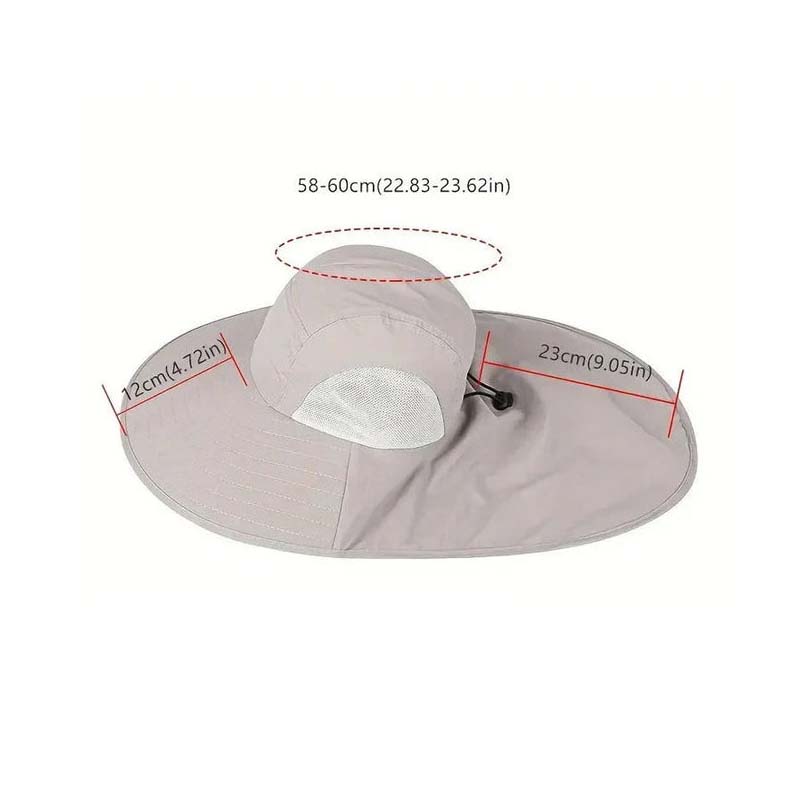 All-round protective fishing hat for outdoors