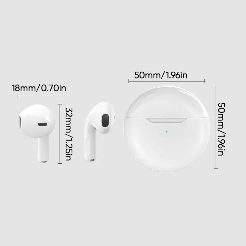 Original Air Pro 6.0 TWS Wireless Bluetooth Earbuds Mini Pods