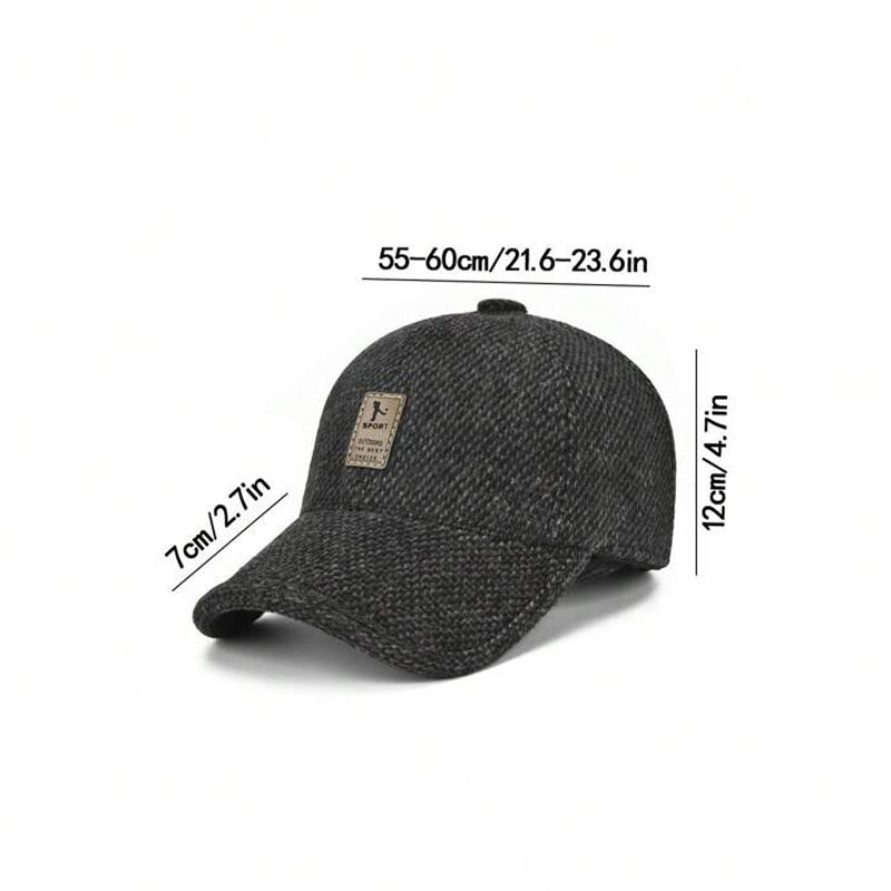 Winter baseball cap with ear protectors