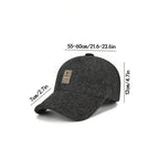 Winter baseball cap with ear protectors