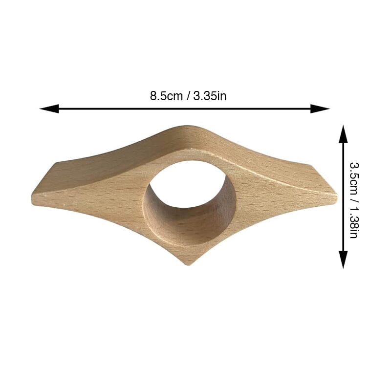 Book reading tool made of solid wood