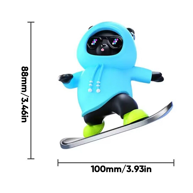 Skateboarding Bears Car Decoration