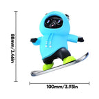 Skateboarding Bears Car Decoration