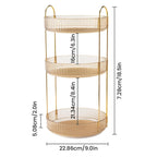 360° Rotating Makeup Organizer