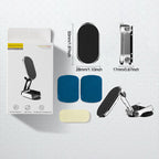 Foldable metal car phone holder