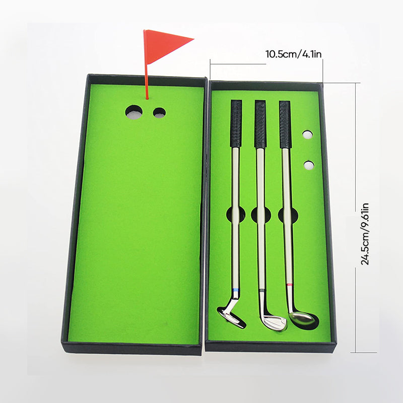 Golf gift with putting green