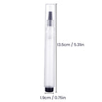 Multifunctional refillable touch-up color pen brush