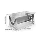 Stainless steel foldable grill