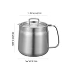 2-in-1 304 Stainless Steel Multifunctional Oil Filter Pot