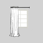 Transparent Linen Curtains, Light and Modern for Living Room