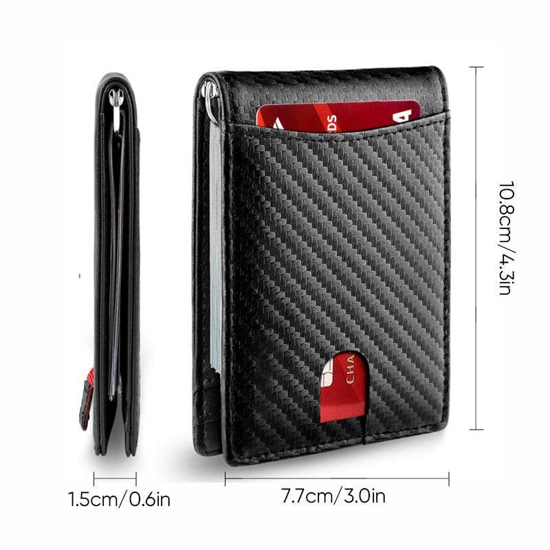 Genuine Leather Theft Protection Card Holder