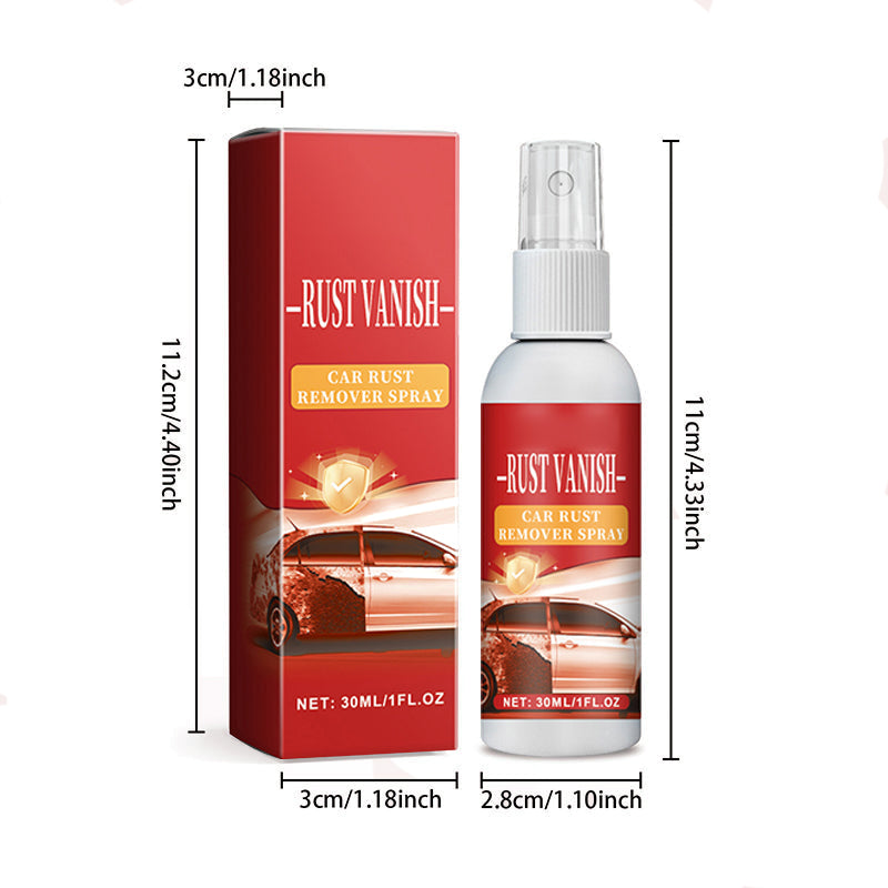 Multifunctional efficient long-lasting car rust remover spray