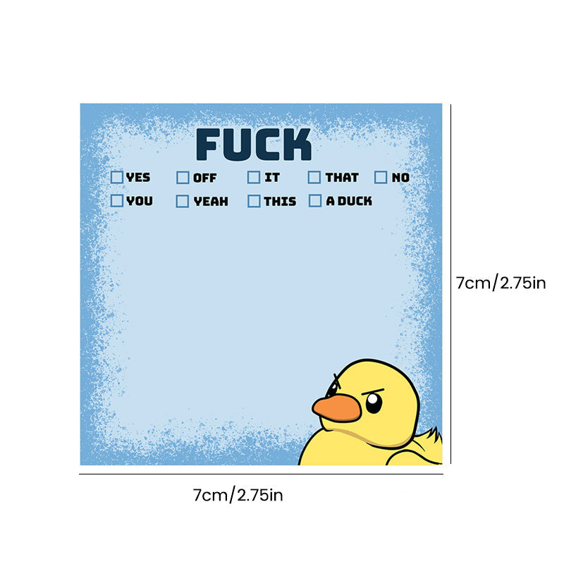 Funny Cheeky Duck Sticky Notes
