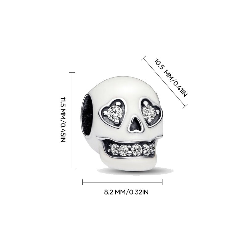 Shining Glitter Skull Pendant