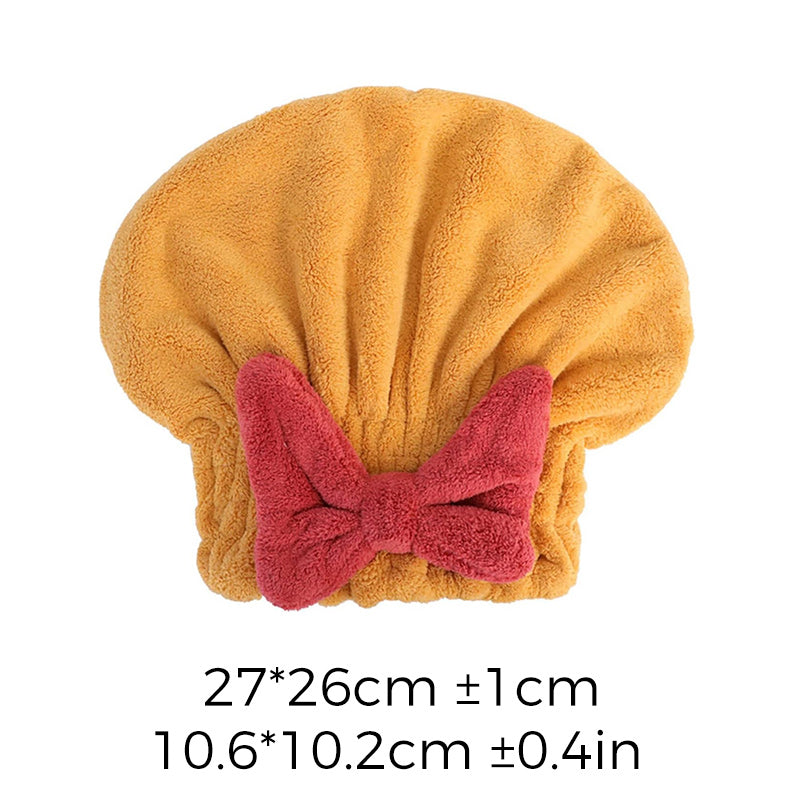 Super absorbent hair towel wrap
