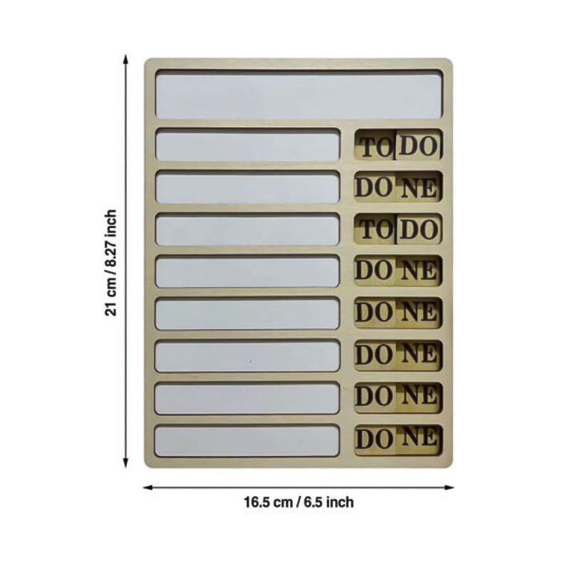 Wood Task Chart