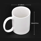 Personalized ceramic long finger cup