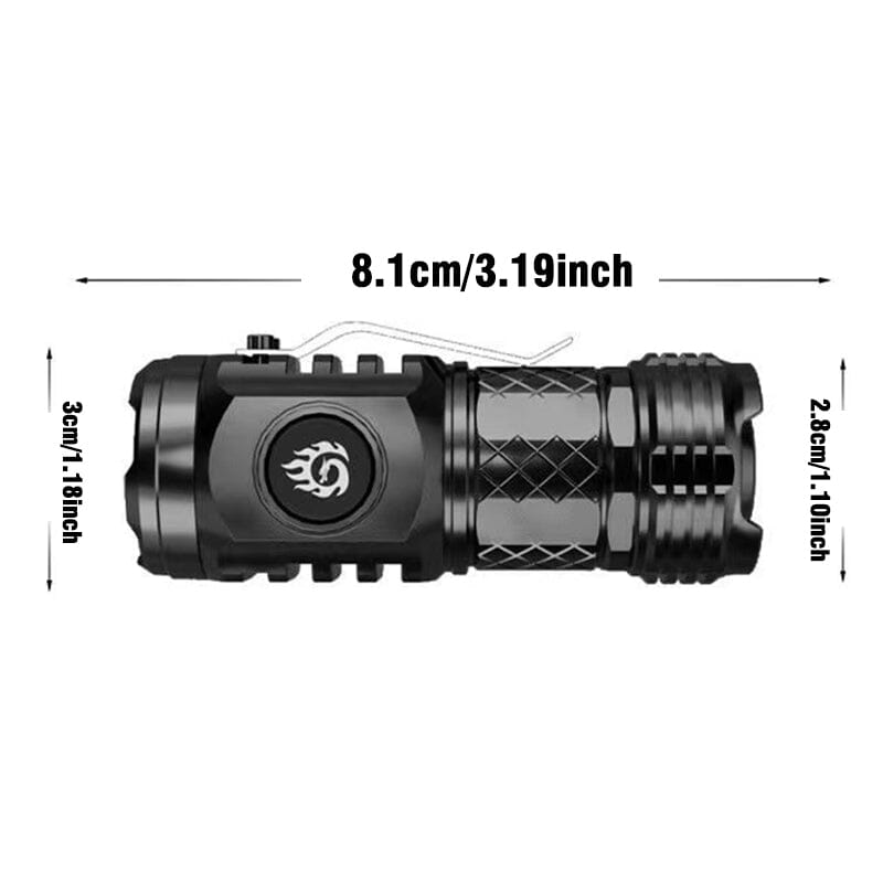 Three-eyed Monster Mini Flash Super Power Flashlight