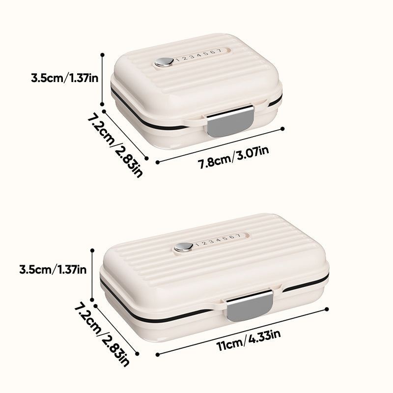 Small portable pillbox