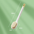 Massage cleaning brush with long handle