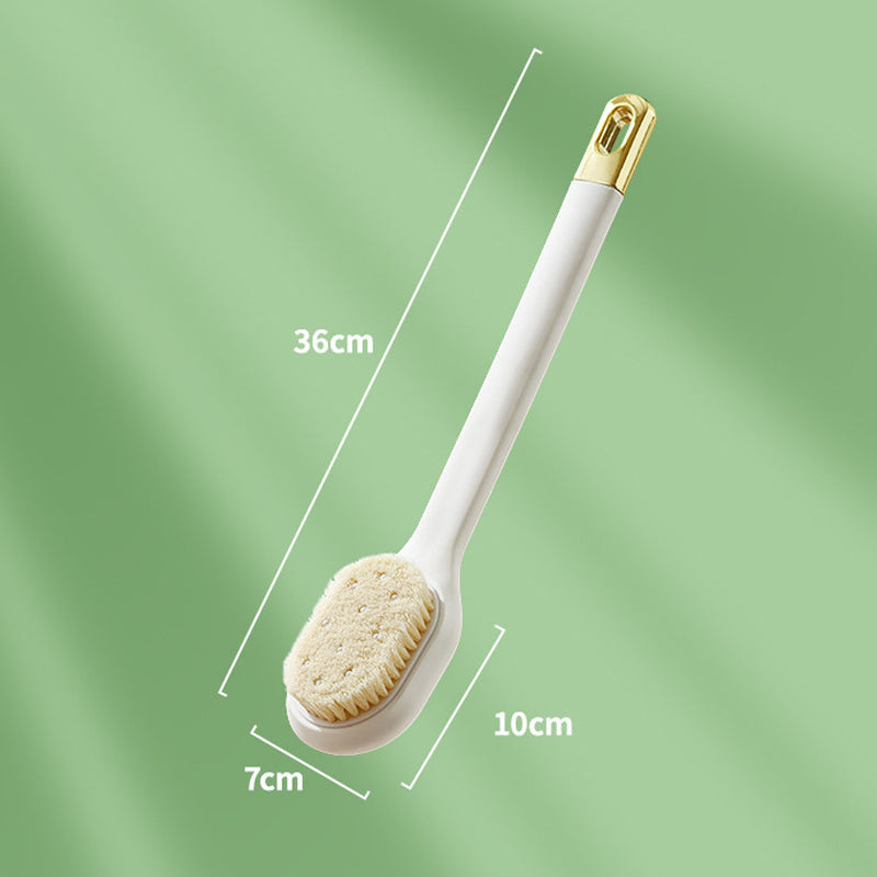 Massage cleaning brush with long handle