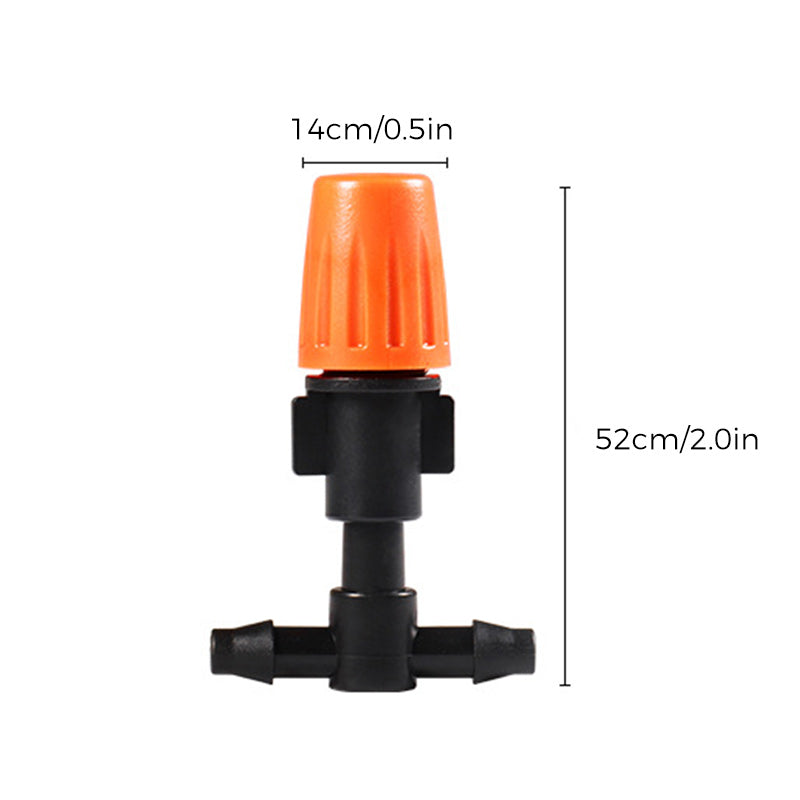 Single port adjustable spray nozzle