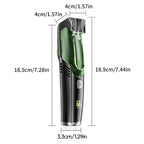 Vacuum beard trimmer - 20 lengths and styles adjustable