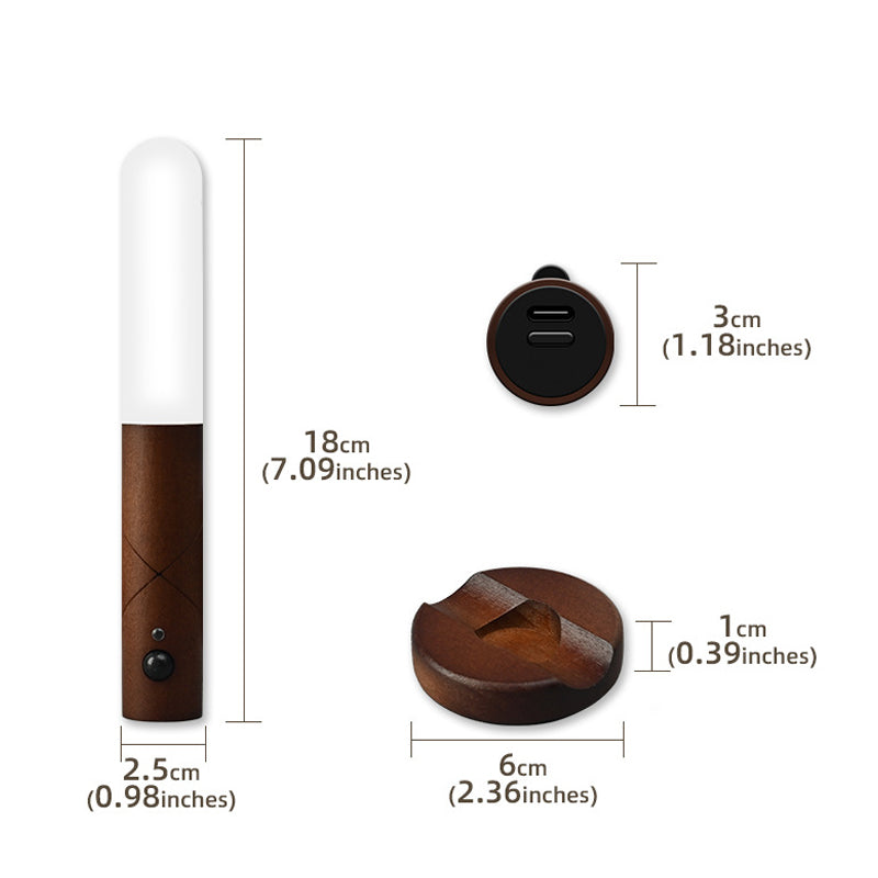 Intelligent nightstand lamp with sensor
