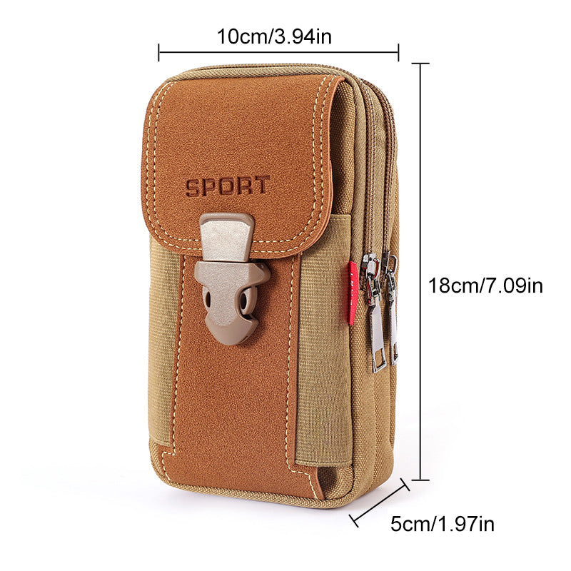 Multifunctional Belt Phone Bag for Men