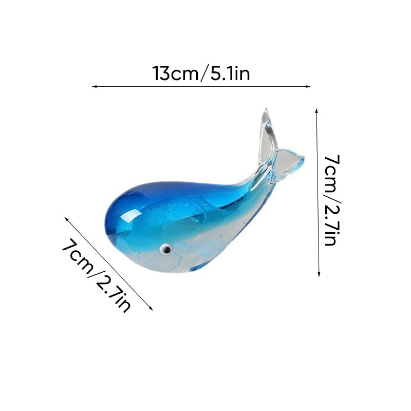 Fascinating Luminous Whale Glass Crafts