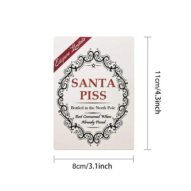 Christmas Fun Novelty Bottle Labels (5PART)